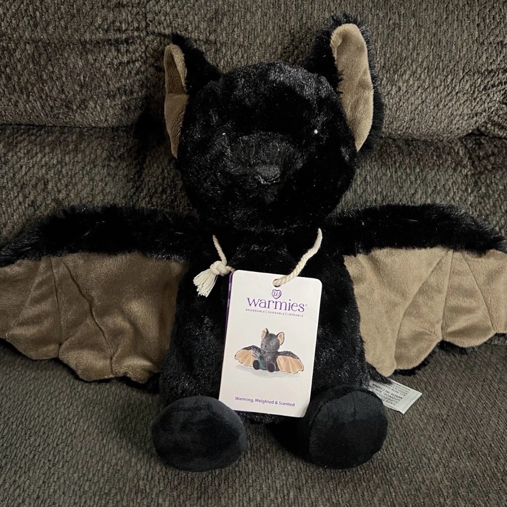 Warmies - Bat - Lavender Scented Stuffed Animal - Picture 1 of 5